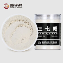 国药药材 云南文山超细三七粉 250g/罐