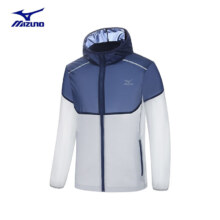 美津浓（MIZUNO）户外皮肤衣男夏季透气轻便冰丝钓鱼徒步外套男