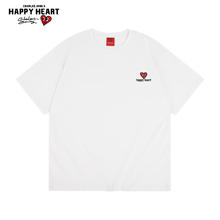 CHARLES JANG'S HAPPY HEART 查尔斯桃心 男女同款宽松T恤 428964T