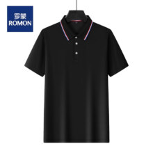 罗蒙(ROMON) 纯色翻领POLO衫 任选*2件