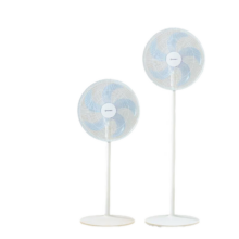 PLUS会员：艾美特 AIRMATE 16寸电风扇 低噪轻音摇头 白色机械款 130cm加高