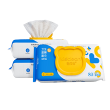 PLUS会员：kidclean 憨贝洁 湿厕纸 80抽*4包（200*150mm）*2件