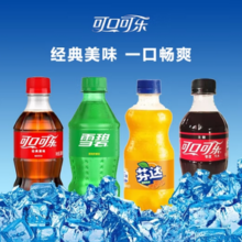 Coca-Cola 可口可乐 雪碧芬达及无糖可乐 芬达300ML*12瓶