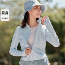 Semir 森马 防晒衣女2024夏季新款凉感紧身