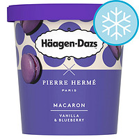 Häagen·Dazs 哈根达斯 高定马卡龙蓝莓香草口味420ml