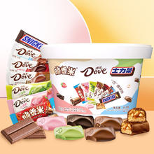 Dove 德芙 脆香米士力架联名巧克力盒装213g休闲办公室零食糖果