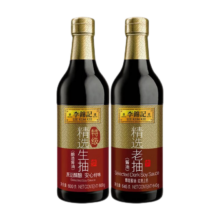 PLUS会员:李锦记 精选生抽600g+精选老抽 645g