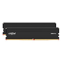 Crucial 英睿达 Pro DDR5 6000MHz 台式机内存条 48GB（24GB×2）套装