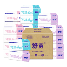 再降价、Plus会员、概率券:幸福阳光 抽纸 舒芽3层100抽*30包*4件