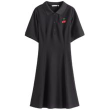 DUSHU 独束 POLO领连衣裙 遮肉显瘦