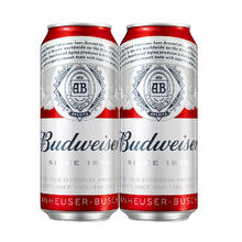 88VIP会员：Budweiser 百威 啤酒经典醇正红罐拉格450ml*2听
