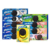 OREO 奥利奥 夹心饼干 水晶葡萄味+水蜜桃味 4盒