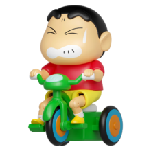 PLUS会员：52TOYS 蜡笔小新动感新生活发条可动公仔潮玩手办单只盲盒+凑单