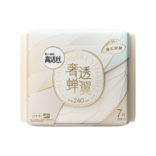 puls会员：高洁丝（Kotex）奢透蝉翼极薄棉柔卫生巾240mm*9片