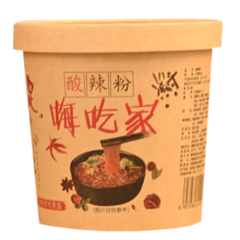 嗨吃家定制版酸辣粉重庆风味132g*6桶装 定制酸辣粉*6桶