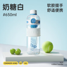 plus会员:炊大皇 Tritan进口材质吸管水杯650ml