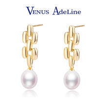 VENUS ADELINE强光淡水珍珠耳环女