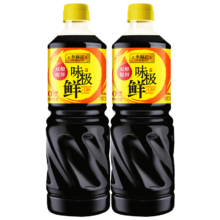 PLUS会员：LEE KUM KEE 李锦记 味极鲜1.2kg*2特级酱油