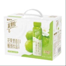 PLUS会员：蒙牛 真果粒 茉莉风味+青提果粒酸奶饮品 230g×10瓶*5件