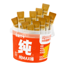 京东百亿补贴、plus会员立减:九阳豆浆纯豆浆max桶装50条*20g无糖添加豆浆粉低GI豆浆粉早餐豆浆礼盒装