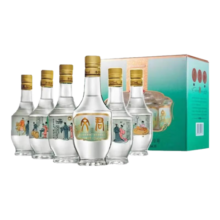 文君情怀装 45度 125ml小酒版 浓香型白酒 小酌自饮 125ml*6瓶 1提