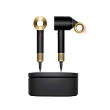 戴森（DYSON）HD15 新一代吹风机 电吹风 负离子 速干护法 进口家用 220V电压 送礼 父亲节礼物 玄黑金色 海外版