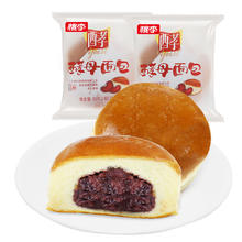桃李 酵母面包 红豆馅味 640g