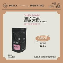 德林造味 2024新云南澜沧天皓手冲咖啡豆100g