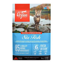 88VIP会员：Orijen 渴望 海外版渴望无谷六种鱼成幼猫通用猫粮5.4kg/袋临期24-11