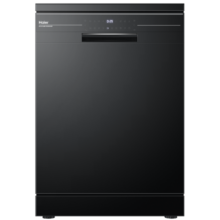 海尔（Haier）洗碗机13套独立式80℃双微蒸汽智能油污感应烘干家用除菌消毒洗碗机 EW139166BK