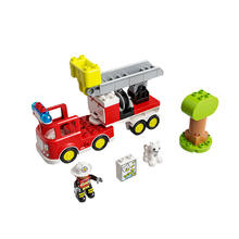 LEGO 乐高 积木DUPLO得宝系列援消防车10969儿童拼装大颗粒