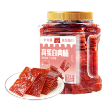 万达 原味高蛋白肉脯500g 罐装