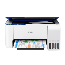 爱普生（EPSON）L3253 L3251彩色墨仓式无线打印机家用小型 喷墨照片打印复印扫描学生作业试卷多功能办公一体机 L3251白色 无线彩色打印复印扫描