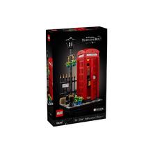 LEGO 乐高 21347伦敦红色电话亭IDEAS系列益智拼搭积木玩具