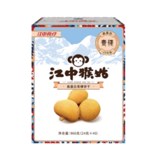 江中猴姑养胃青稞高蛋白低GI猴头菇饼干燕麦粗粮中老年无糖早餐零食960g