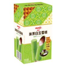 明治（meiji）抹茶白玉雪糕 62g*6支 彩盒装