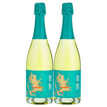 CHANGYU 张裕 舞魅加气甜白葡萄酒750ml 7.5度微醺小甜酒女士清新起泡酒 双支