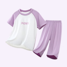 My Little Pony小马宝莉 儿童冰感家居服套装短袖+裤子2件套