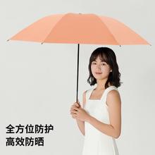 Paradise 天堂伞 太阳伞女黑胶晴雨两用伞防晒防紫外线便携学生遮阳伞折叠伞雨伞