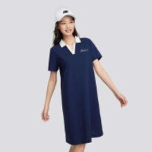 21日10点开始：Skechers 斯凯奇 撞色V领凉感连衣裙 L224W095