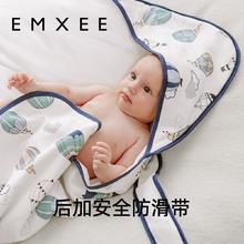 嫚熙新生婴儿四季纯棉抱被