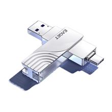 EAGET 忆捷 CF30 USB3.2 U盘 128GB Type-C