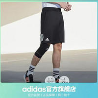 adidas 阿迪达斯 男子运动短裤 GH7672 黑色 XXL