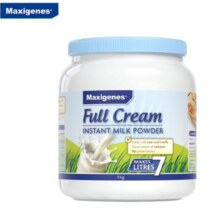 Maxigenes 澳洲进口高钙全脂成人奶粉 蓝胖子 1kg  需购2件