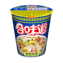 合味道标准杯海鲜风味方便面76g 多种口味任选*24件