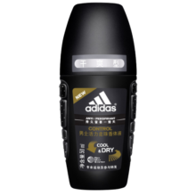 阿迪达斯 （adidas）男士走珠止汗露滚珠香体液 腋下手掌脚掌止汗净味 活力50ml