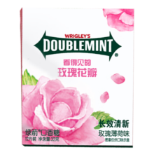 PLUS会员：绿箭(DOUBLEMINT)口香糖 樱花玫瑰味12片32g/盒