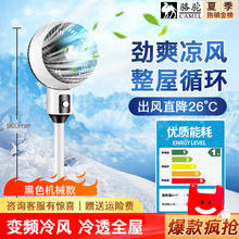 骆驼;CAMEL 风扇落地扇一级能效静音空调冷风扇家用黑色机械款