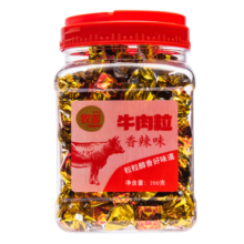需首购：牧谣 牛肉粒香辣味 200g/盒装