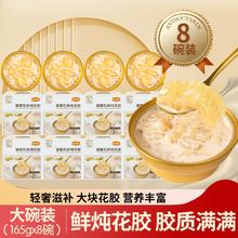 JinTang 金唐 即食厚椰乳鲜炖花胶165g*8碗 胶原蛋白鱼胶营养速食粥代餐